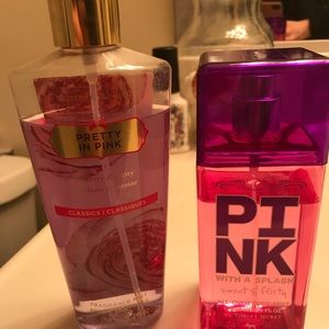 VS Pretty in Pink and Sweet and Flirty Spray